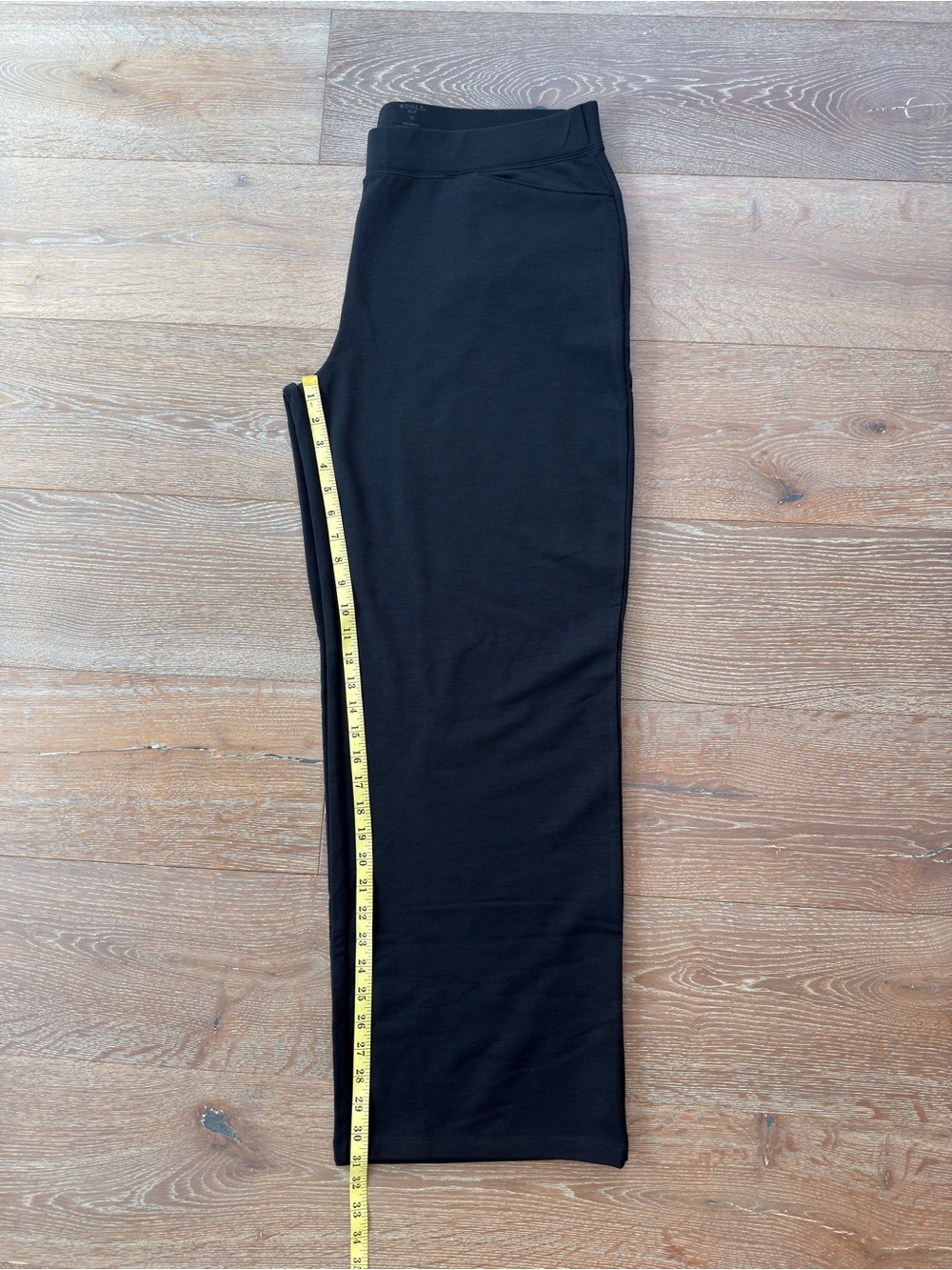 WOOLX ‘Ellie’ Wide Leg Wool Pants in Black - Picture 11 of 11
